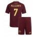 Maillot de foot AS Roma Lorenzo Pellegrini #7 Domicile vêtements enfant 2024-25 Manches Courtes (+ pantalon court)